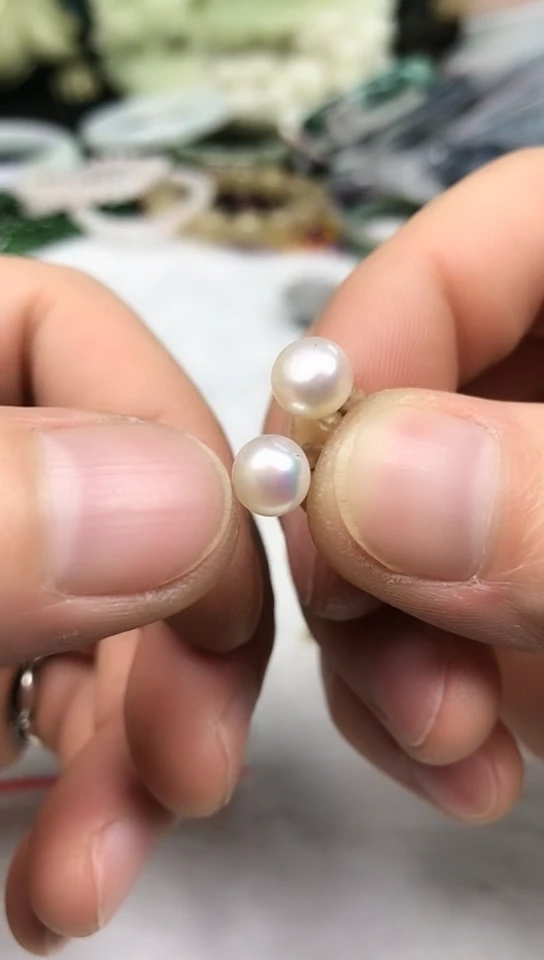 【闪购商品】淡水珍珠吊坠(赠链)银S925镶嵌耳钉