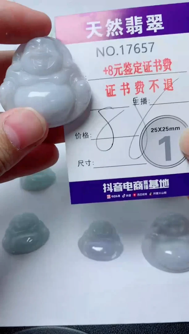 翡翠未镶嵌吊坠(不含链)657