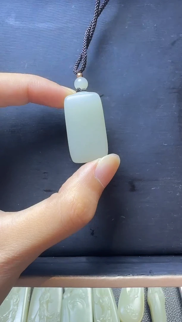 和田玉未镶嵌吊坠(不含链)07