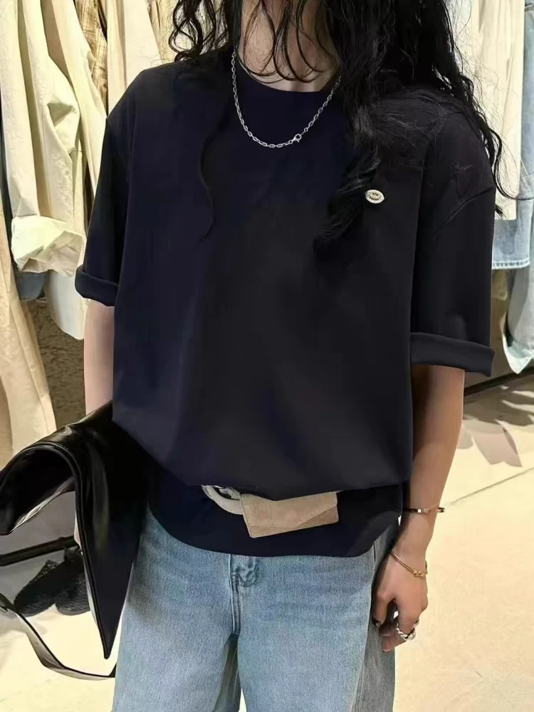 2025春季新款韩系女装纯棉T恤
