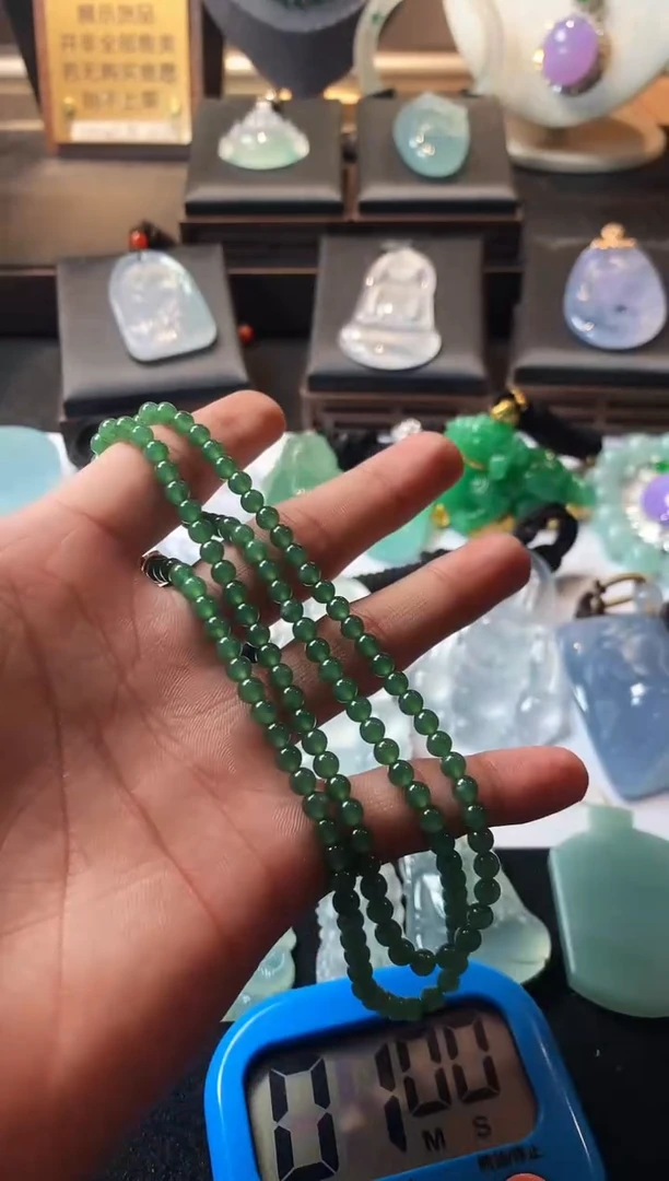 未镶嵌定制翡翠管****️4069毛货不退不换