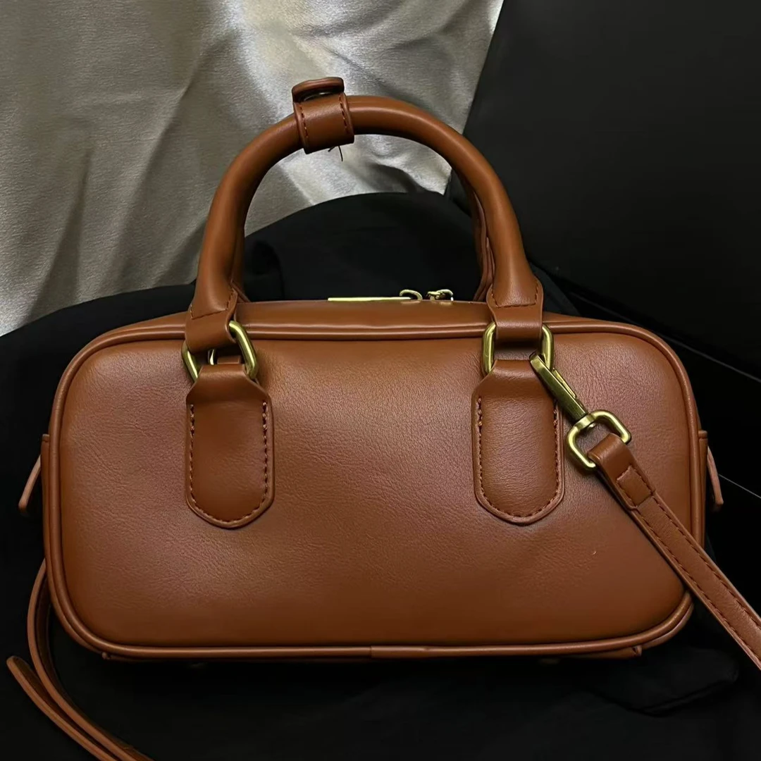 【干邑色保龄球小号】手拎斜挎包