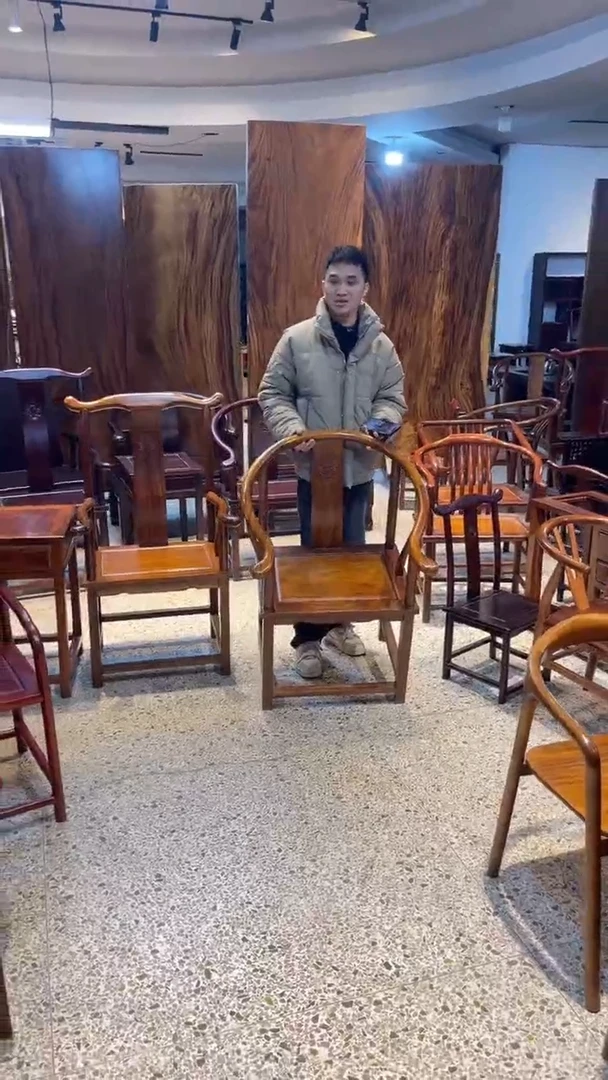 白蜡木黄檀实木圈椅纯实木纯原木