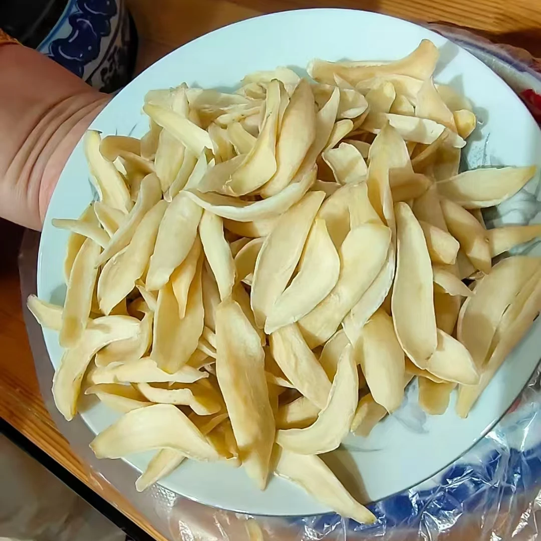 源产地发货湖南无熏硫特级精品干龙牙百合直片可泡茶煲汤