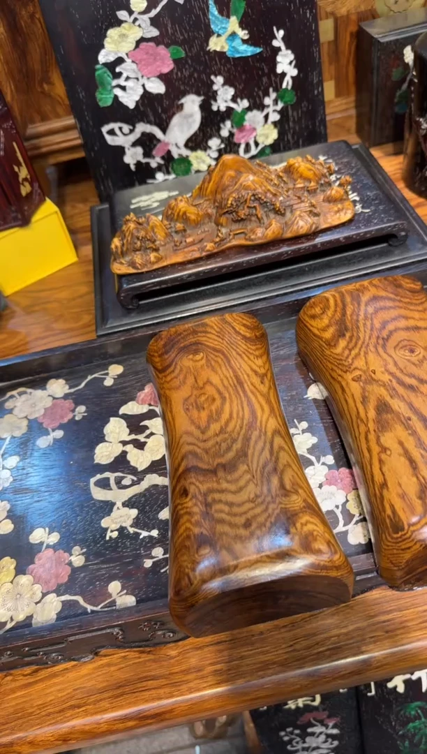 木颈椎枕纹理不一默认发货