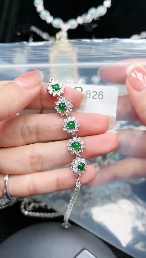 【闪购商品】翡翠颈饰未镶嵌赠皮绳826