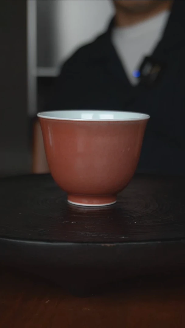 耕隐豇豆红手握杯150cc