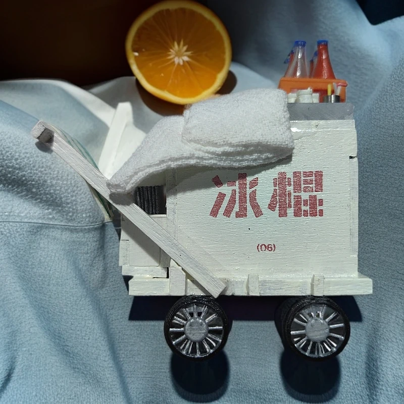 老北京冰棍车手工制作冰箱贴冰棍冰箱贴