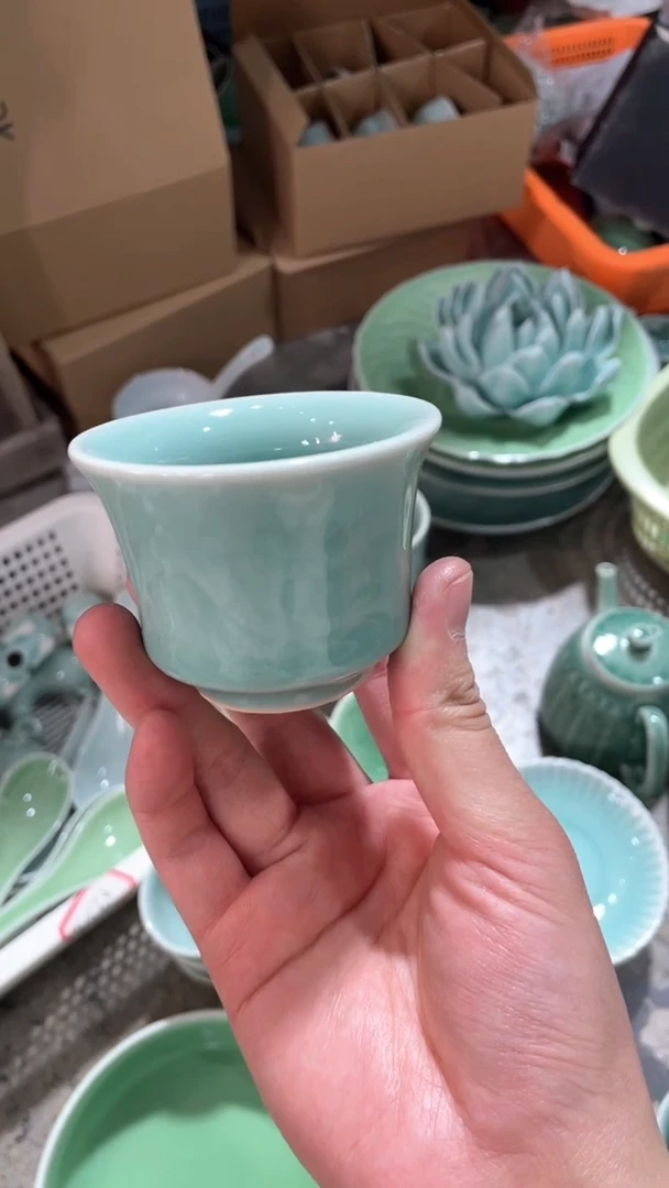 【闪购商品】特价福利 微瑕 慧仙青瓷