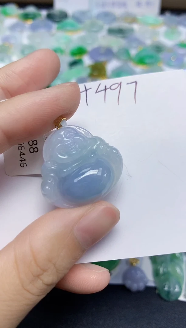 翡翠未镶嵌颈饰天然缅甸翡翠A货