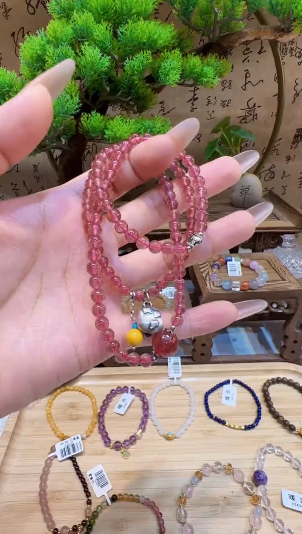 石英质玉手链未镶嵌@@手饰