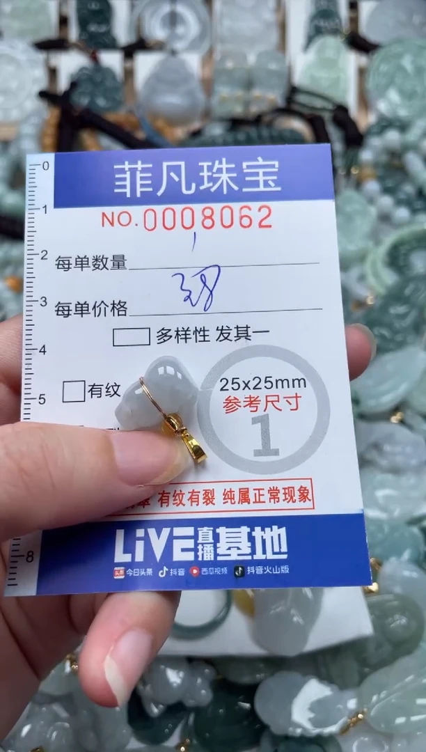 翡翠未镶嵌颈饰00..8062