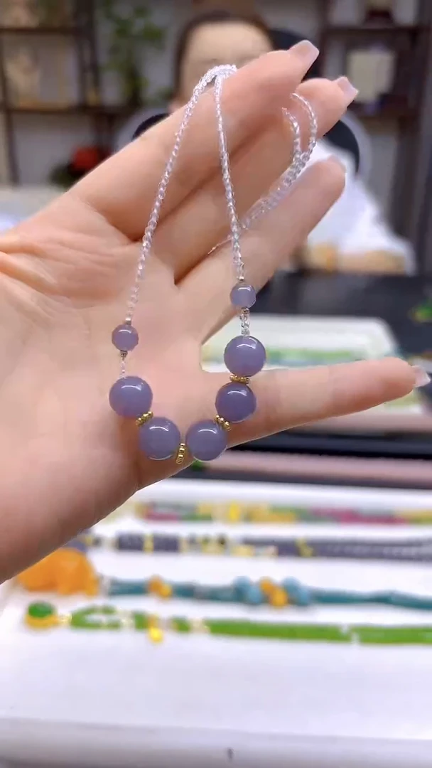 和田玉未镶嵌颈饰DIY款X631