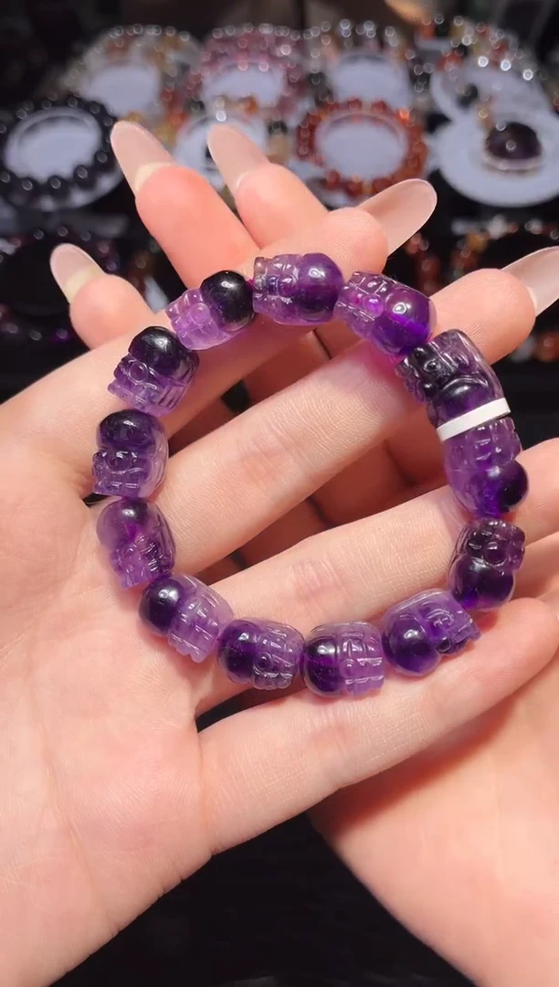 未镶嵌手链水晶超七单圈手链（多样性发其一）