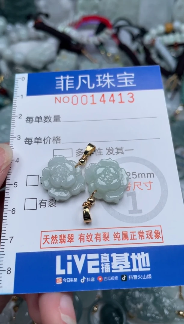 颈饰未镶嵌翡翠14413