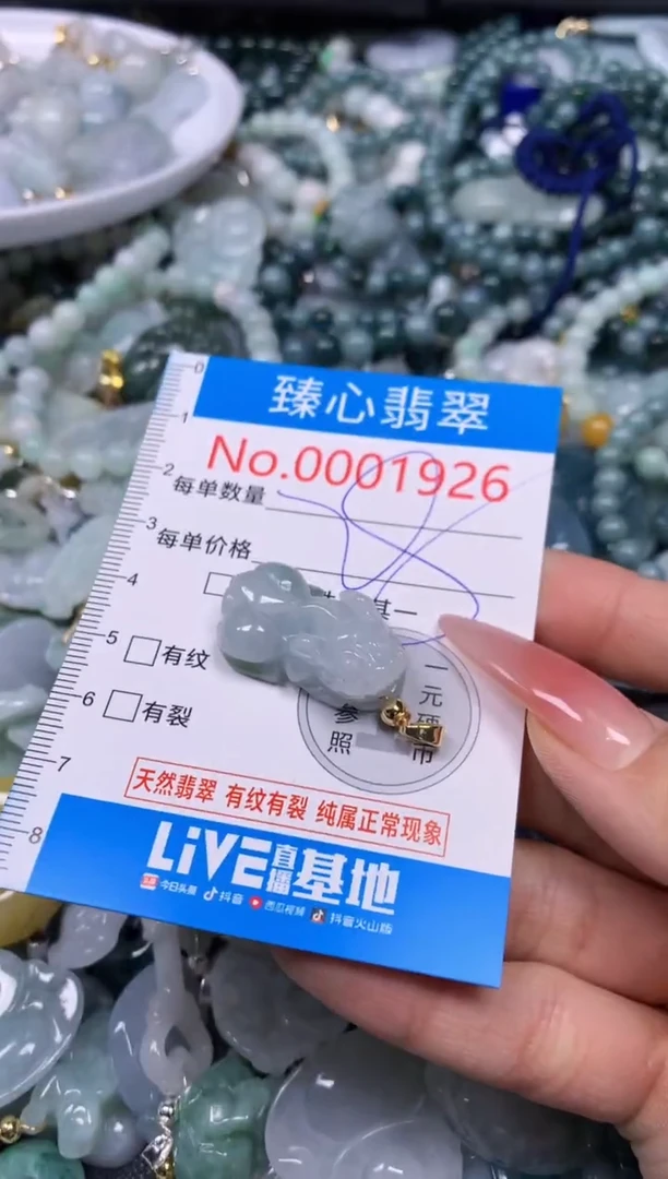 【闪购商品】翡翠颈饰未镶嵌含绳0001926