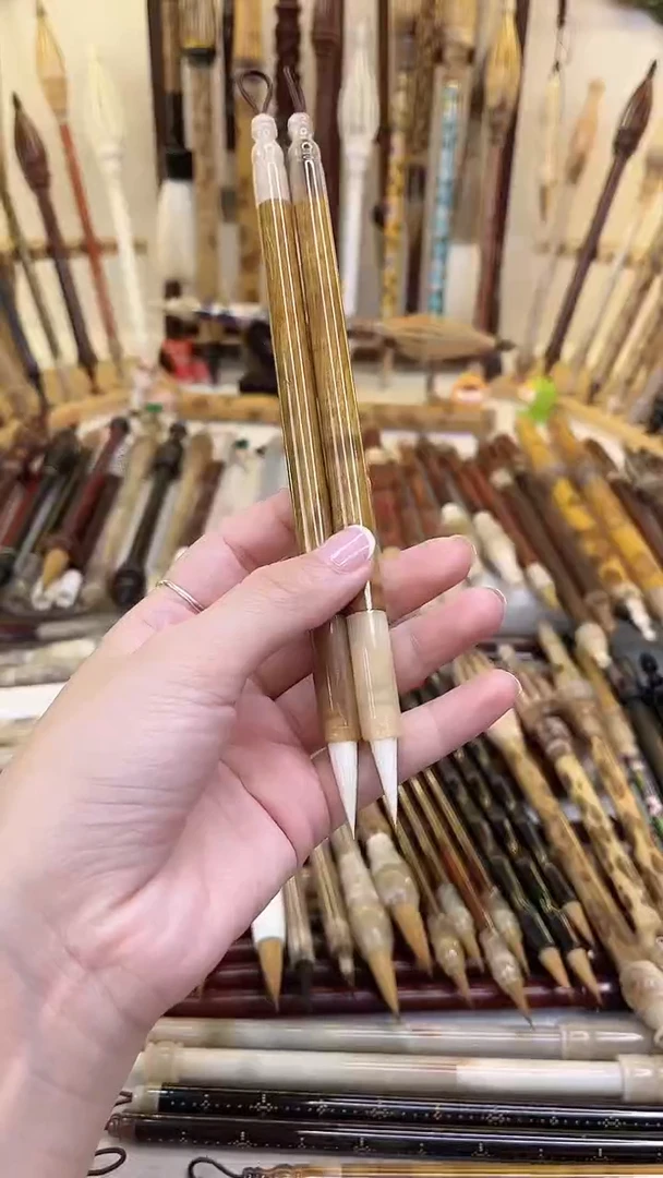 【清水试笔，拒绝蘸墨】墨琳笔庄毛笔2支