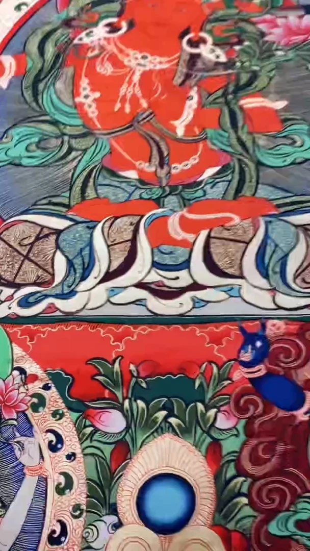 卷轴画王姬藏传非遗珍品