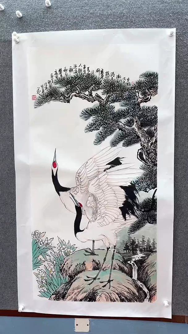 【闪购商品】国画手绘、、托底、、