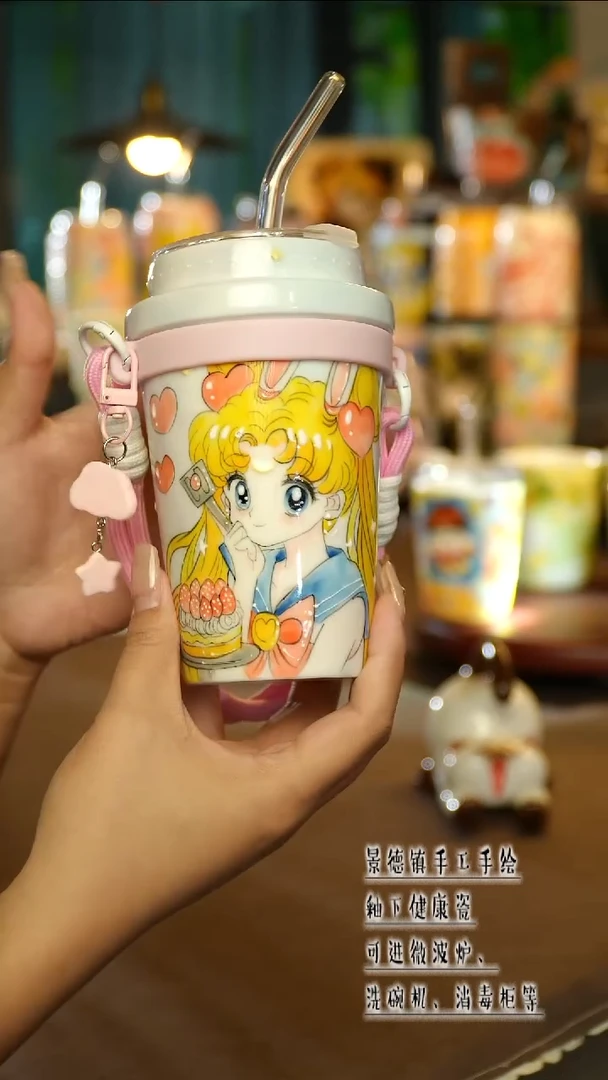 景德镇陶瓷手工手绘&L329