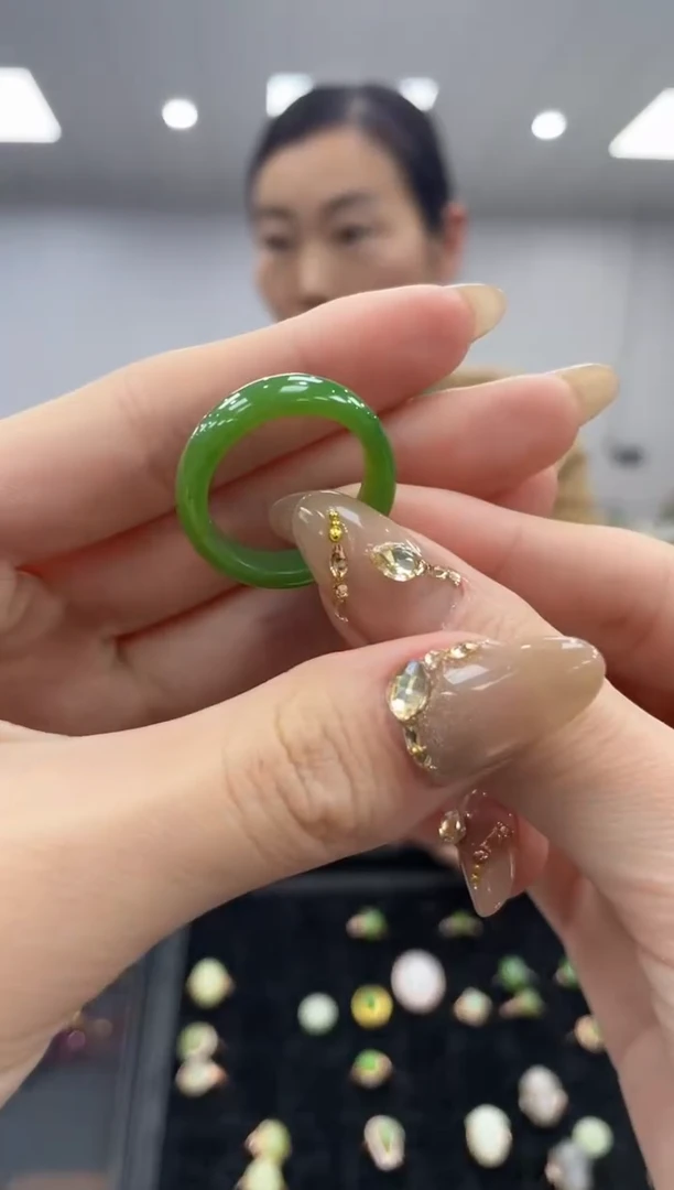 【闪购商品】和田玉戒圈未镶嵌多样性拍一发一