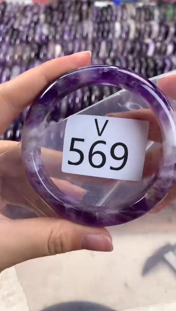 【闪购商品】水晶水晶手镯V未镶嵌569-58