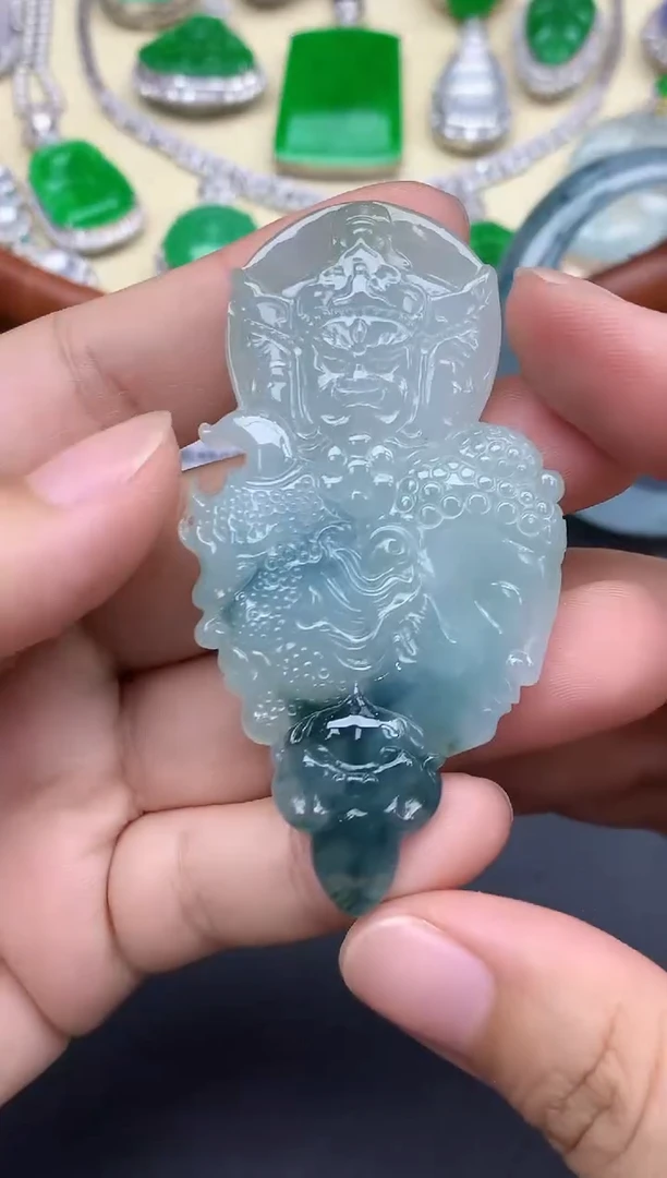 颈饰未镶嵌翡翠334-中国好珍宝