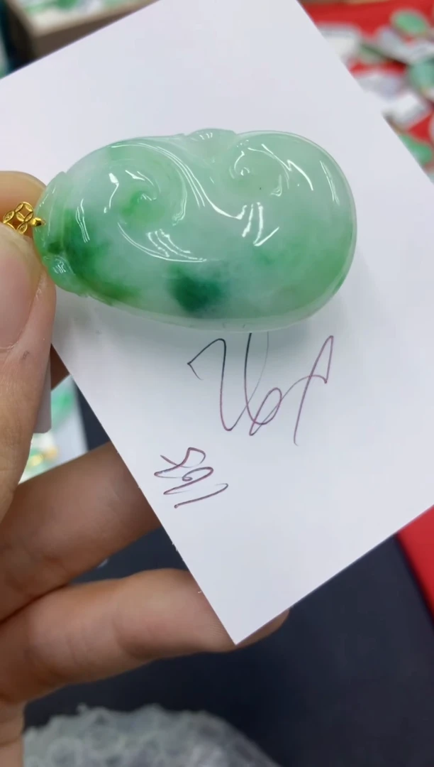 翡翠18K金镶嵌颈饰号链接1111111