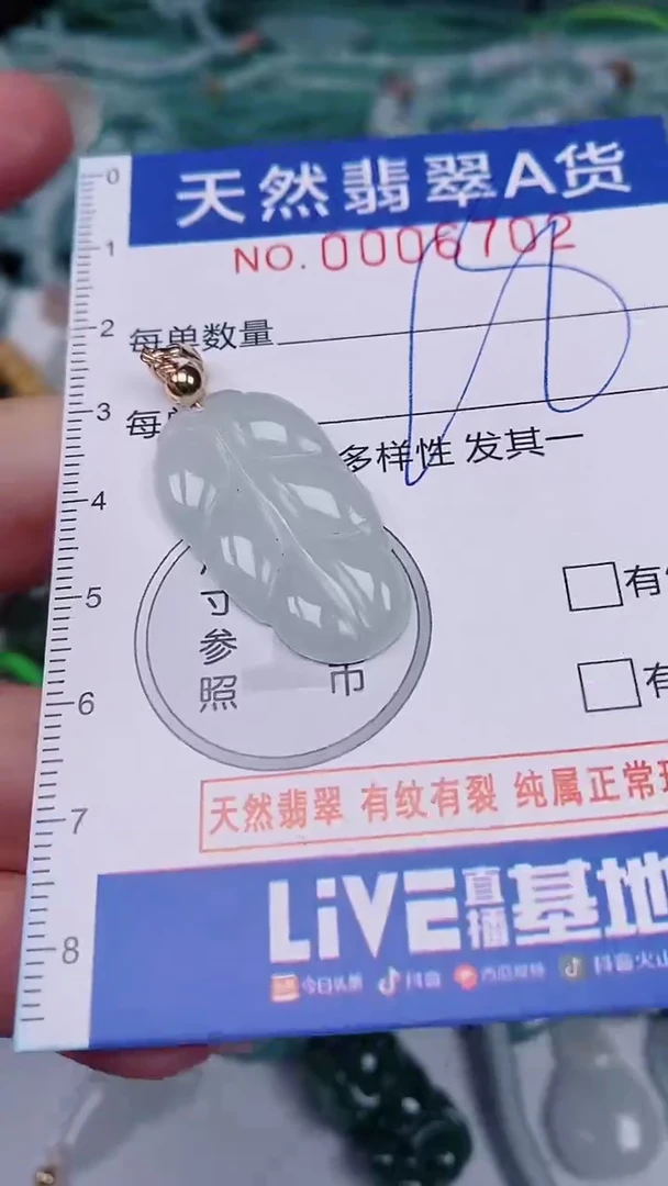 翡翠未镶嵌颈饰00006702
