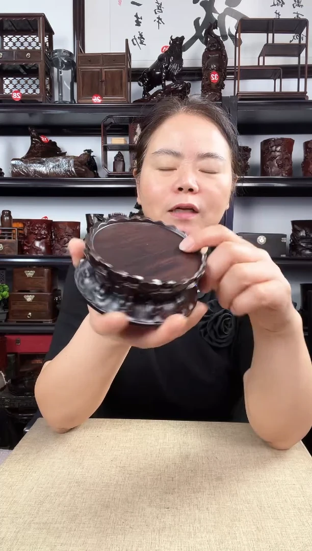 木双层莲花小号老李红木工艺品
