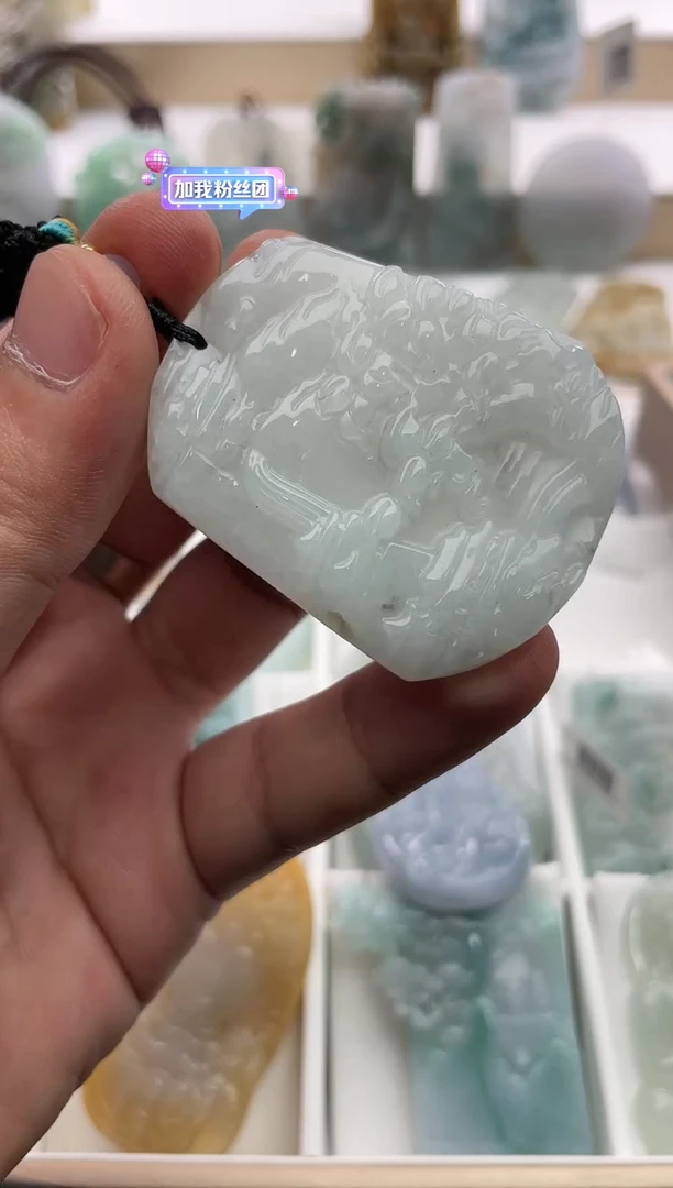 【闪购商品】翡翠颈饰未镶嵌..../1/18/ 260