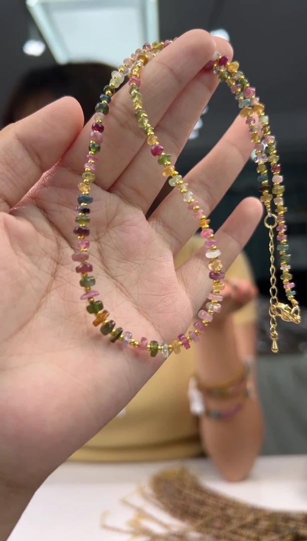 未镶嵌手链碧玺碧玺多圈/多样式发一mm+