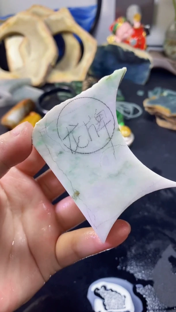 翡翠未镶嵌颈饰110天然翡翠
