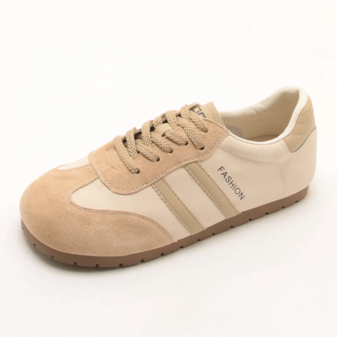 5780春季新款复古德训鞋女软底拼色百搭运动休闲阿甘鞋