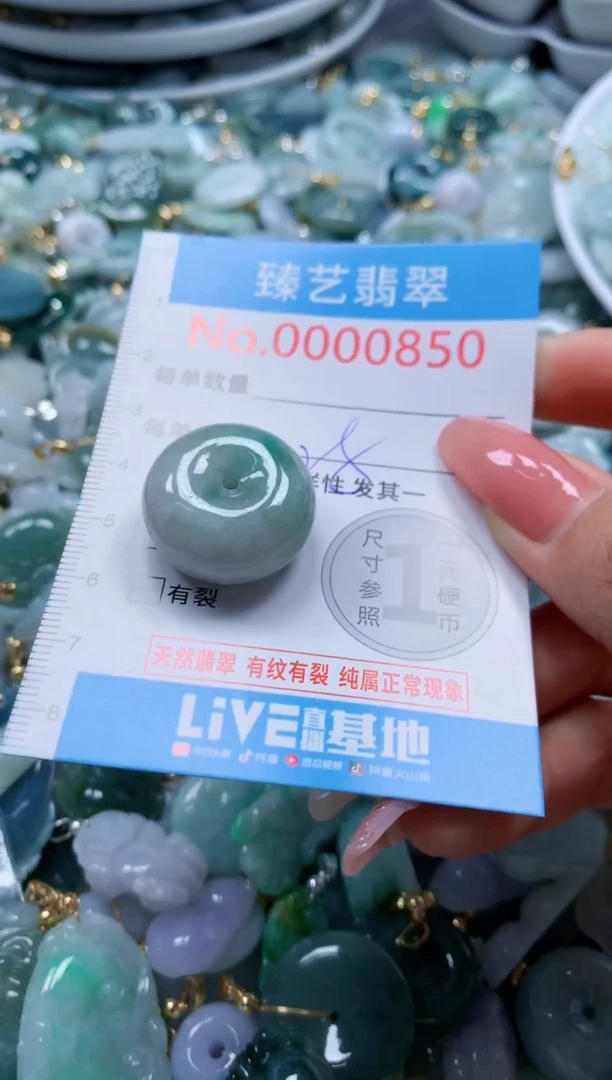 翡翠未镶嵌颈饰850