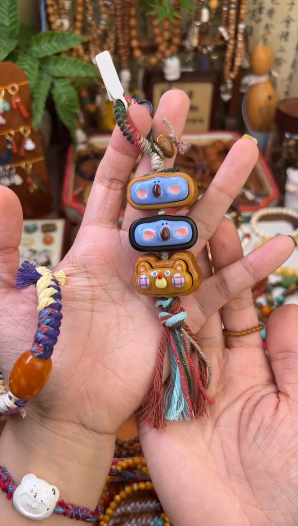 可爱编织原创小包挂