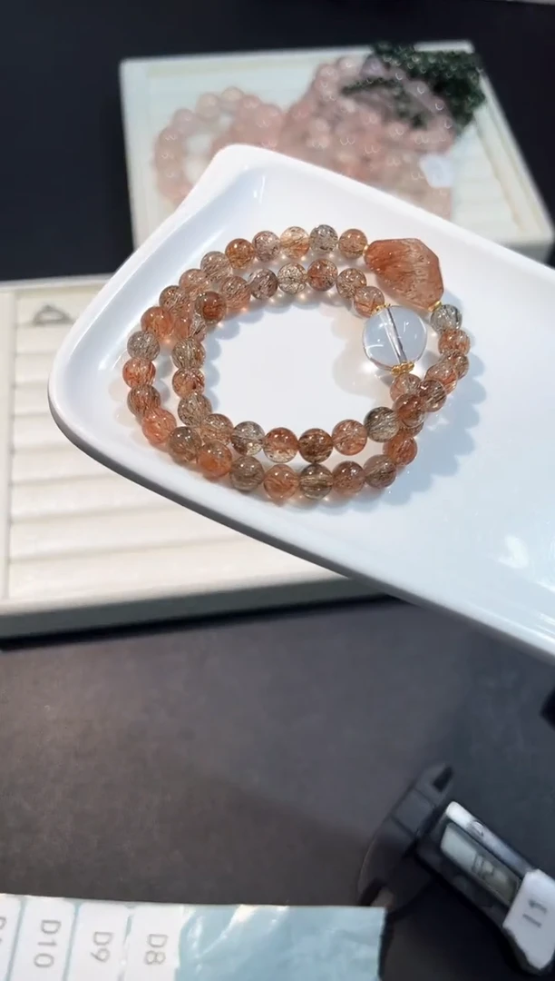 【闪购商品】水晶手串未镶嵌8D多样性发其一/1条默认微瑕