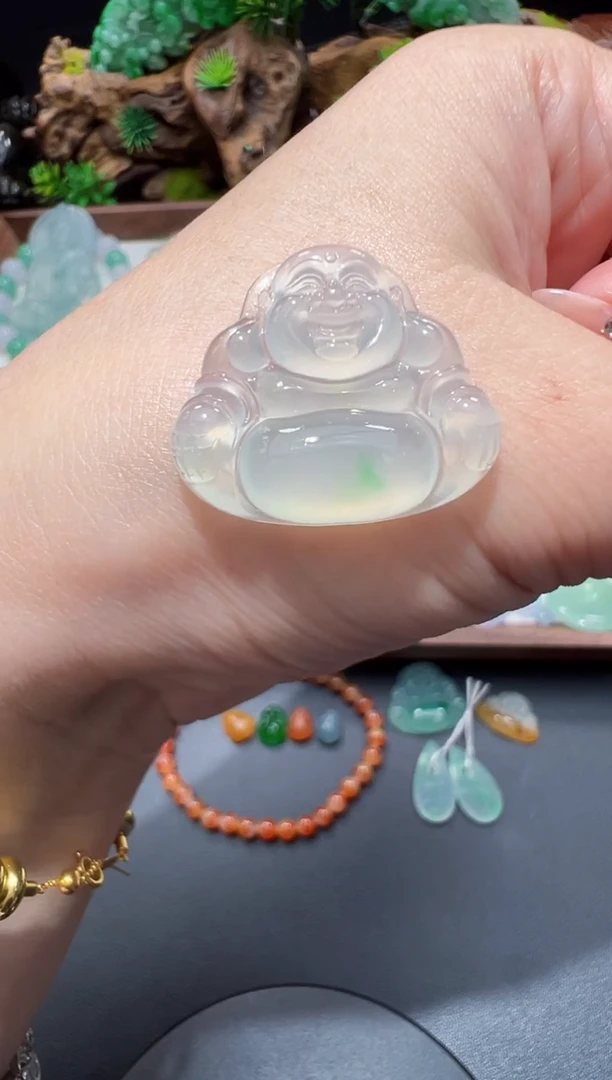 未镶嵌定制翡翠 21*24.9*5.3佛公