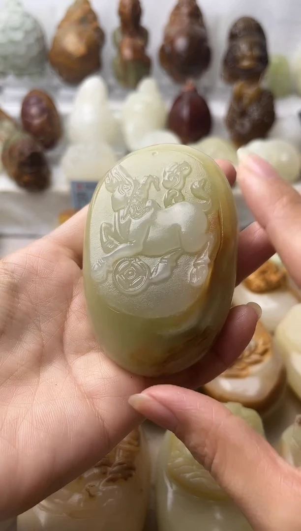 石材方解石棉纹正常不退换牛