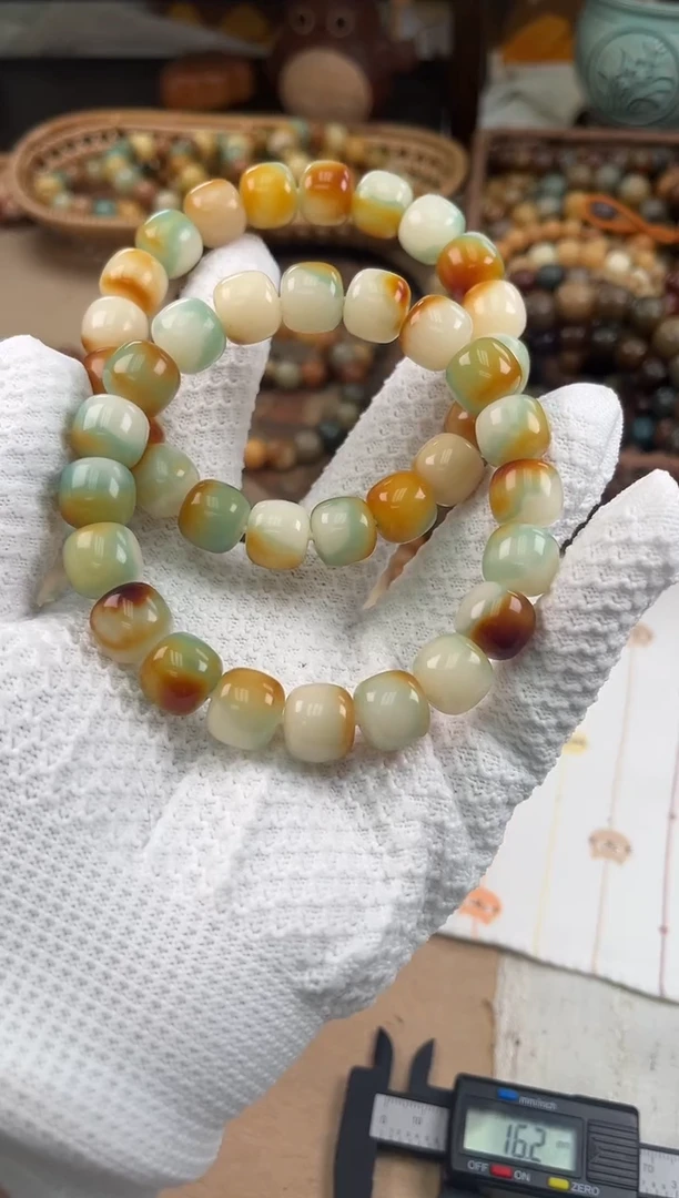 手串菩提根/象牙果a848 卡13 干磨+机抛半壁春