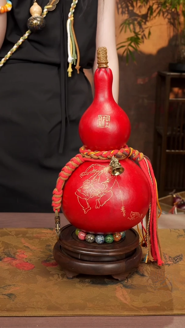 174易林精品大漆酒葫芦-----418