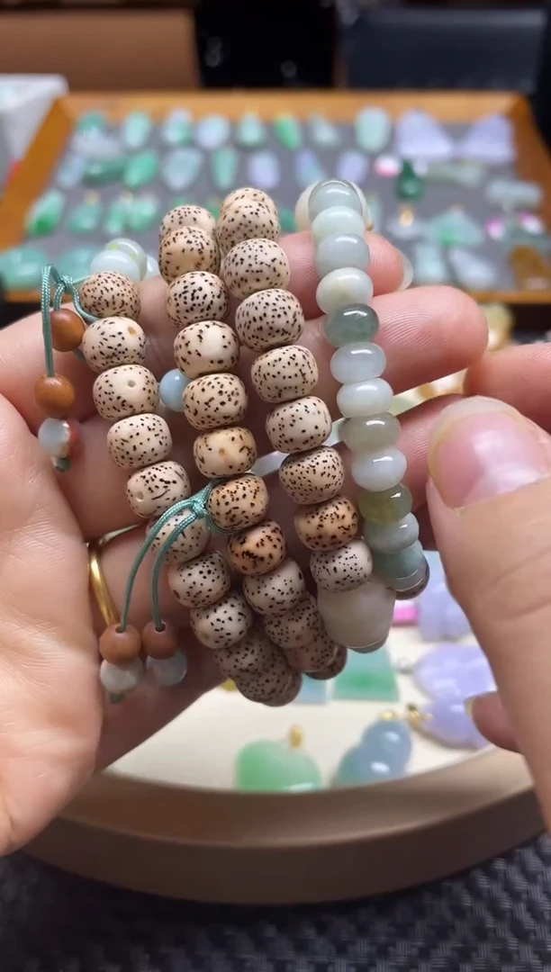 【闪购商品】翡翠手链未镶嵌算盘珠（多样性，发其一）