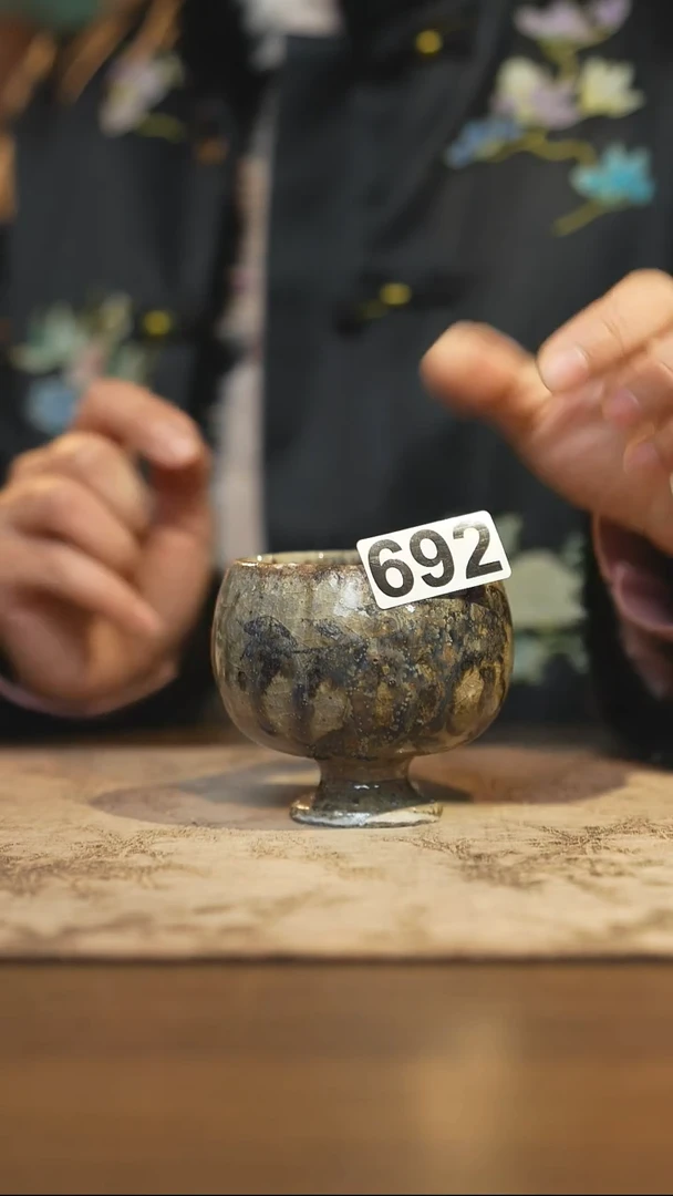 陶瓷茶器茶具主人杯692微瑕