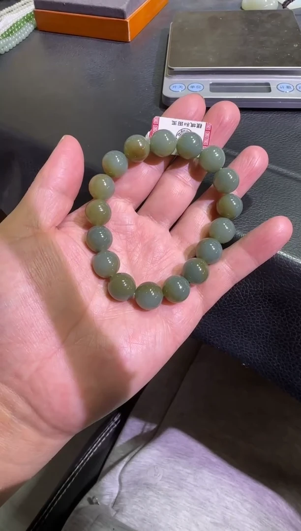 未镶嵌手串和田玉且末蓝手串（产地直发）