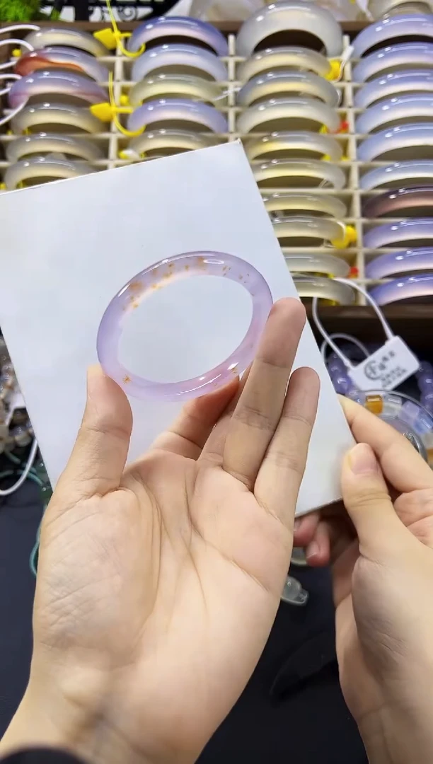 玛瑙/玉髓手镯未镶嵌51圈口意境