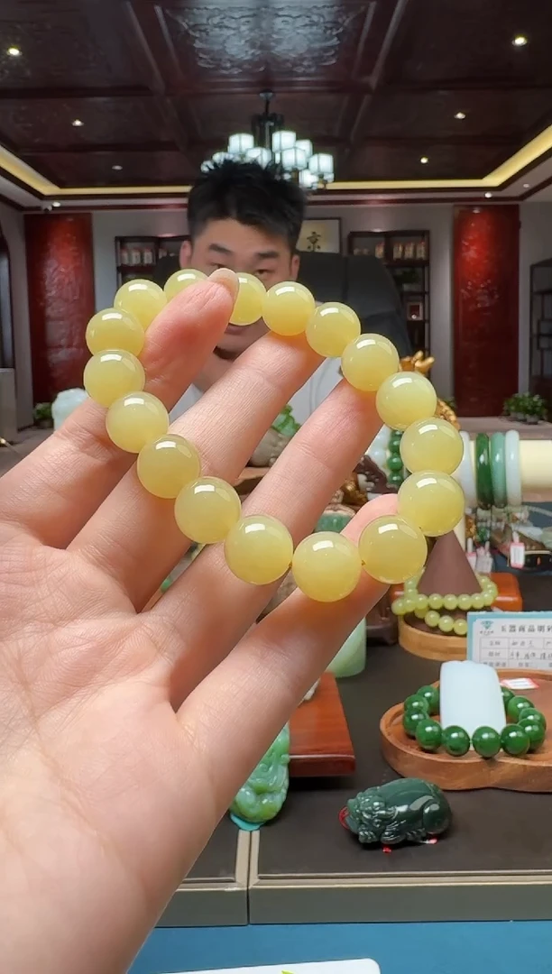 未镶嵌手串和田玉111hk12