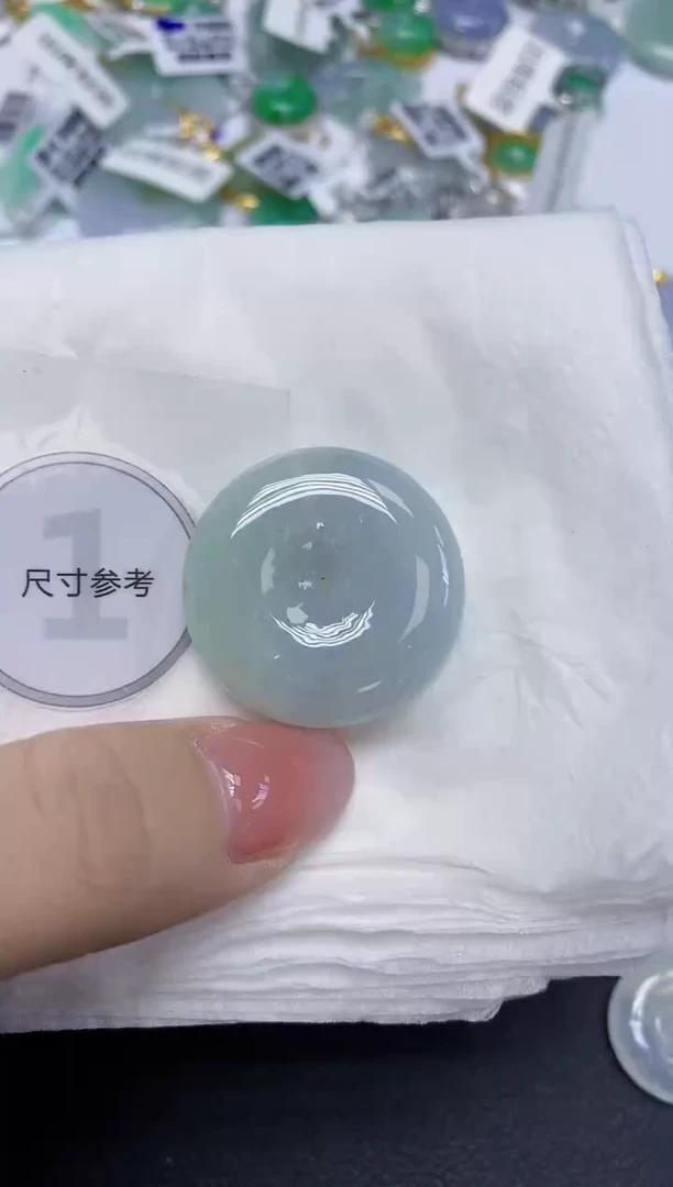 颈饰未镶嵌翡翠天然缅甸翡翠A货百元以上9元证书费自理