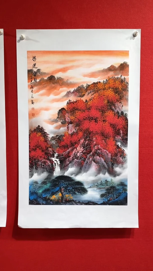国画国画NYQ杰牛云勤老师作品