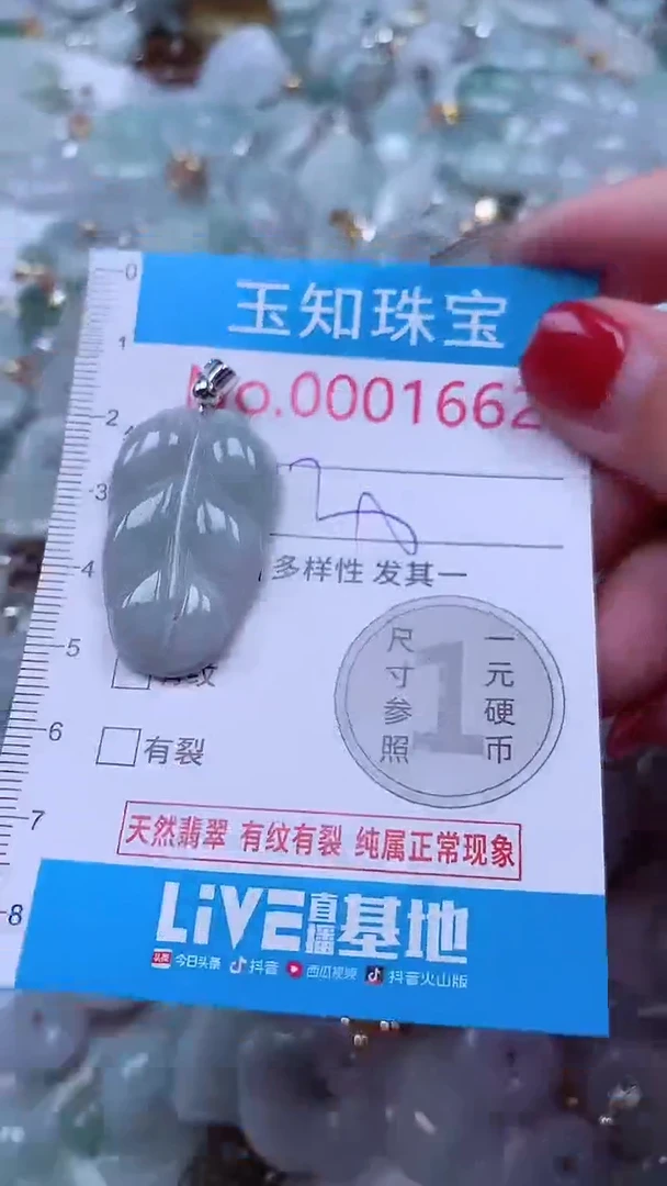 吊坠(不含链)未镶嵌翡翠1662