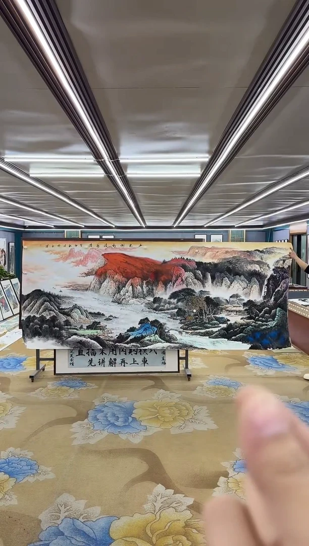 【闪购商品】绘画M张伦玉-大丈二-山水国画
